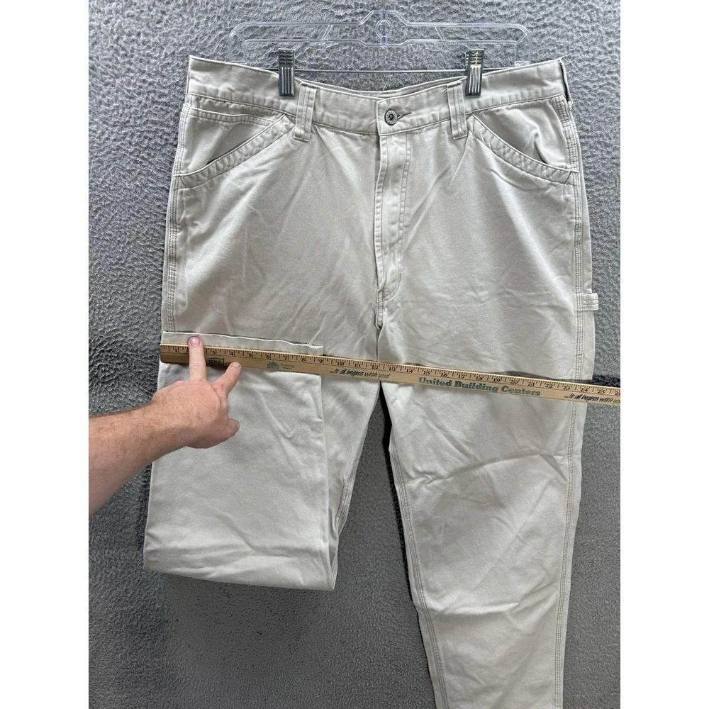Vintage Old‎ Navy Pants Mens 36x34 Tan Carpenter Baggy Skater Grunge Y2K